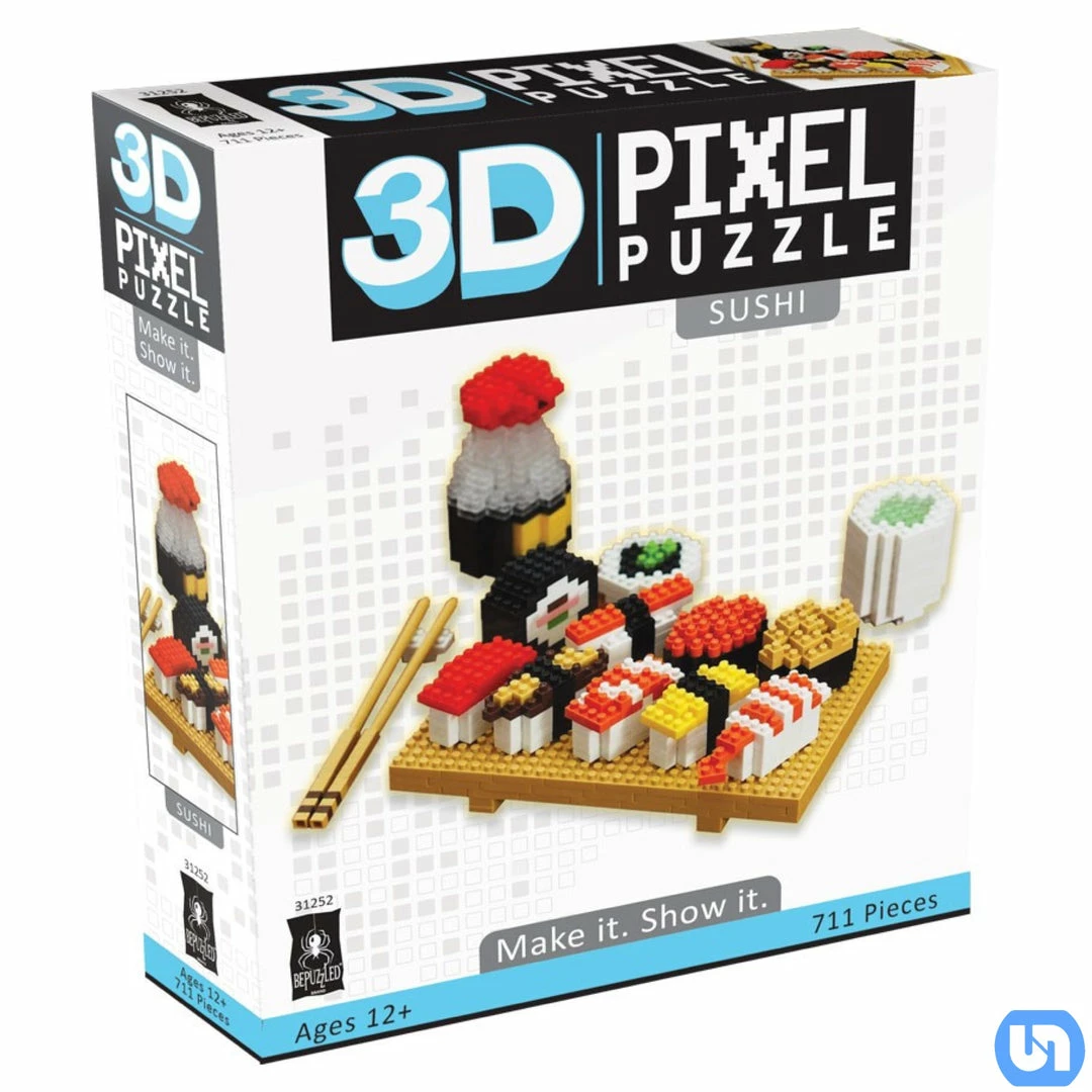 Budget 🔥 University Games Puzzle: 3D Pixel - Sushi Toys & Figures 😍 3 University Games Puzzle: 3D Pixel - Sushi Toys & Figures
