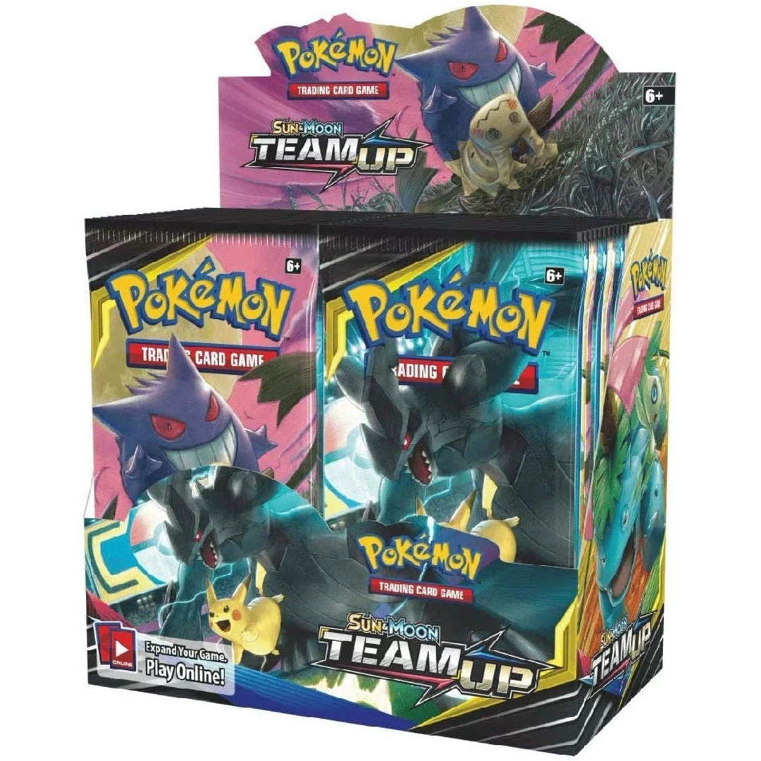 Flash Sale π Pokemon TCG: Sun & Moon Team Up Booster Box π 3 Pokemon TCG: Sun & Moon Team Up Booster Box