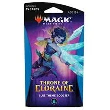 Wizards Of The Coast Magic The Gathering: Throne Of Eldraine Blue Theme Booster TCGs