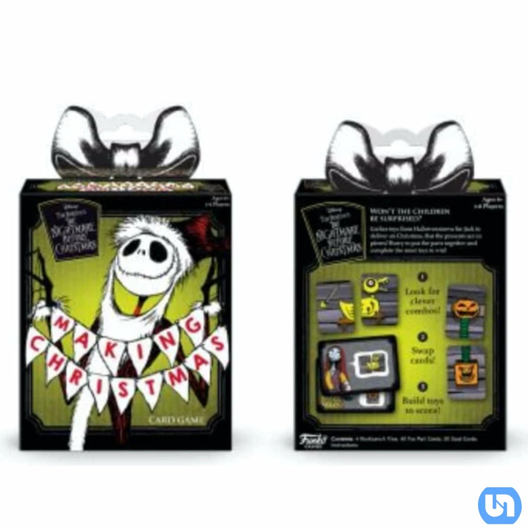 Promo ⭐ Funko Board Games The Nightmare Before 🔔 Christmas: Making 🔔 Christmas Card Game 👍 3 Funko Board Games The Nightmare Before Christmas: Making Christmas Card Game