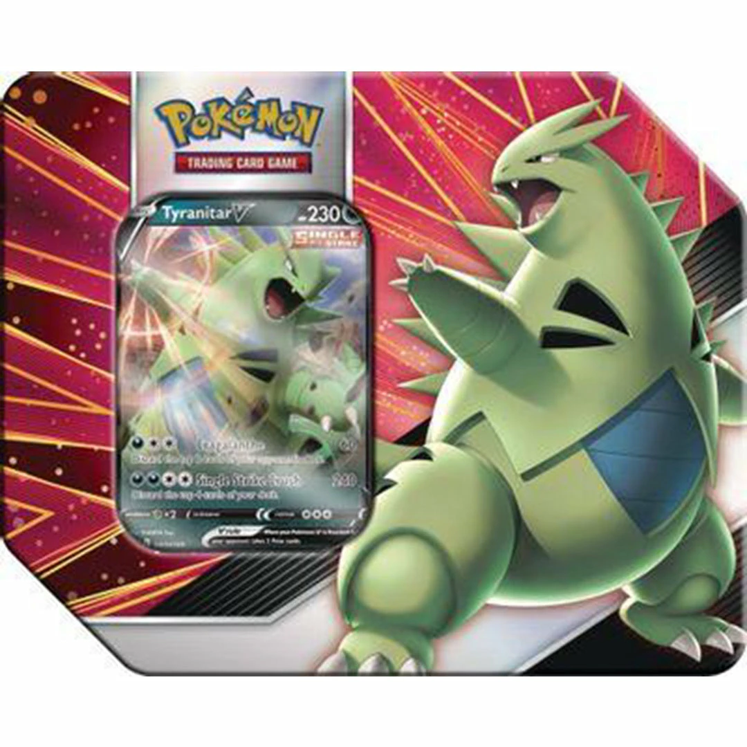 Cheap ๐ TCGs Pokemon TCG: V Strikers Tin - Tyranitar V ๐ 3 TCGs Pokemon TCG: V Strikers Tin - Tyranitar V