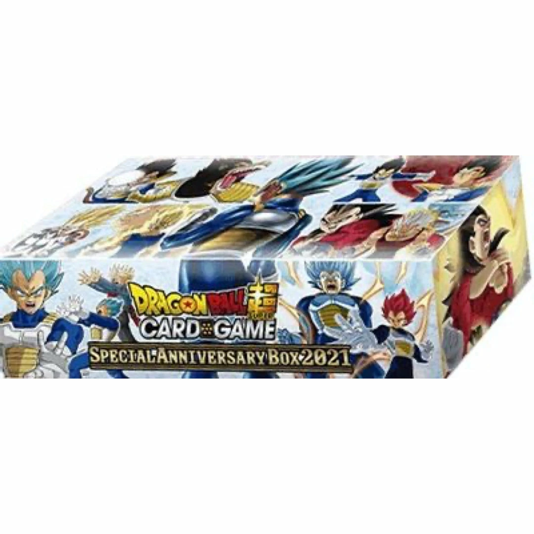 New π Bandai Dragon Ball Super TCG: Special Anniversary Box 2021 - Vegeta 𧨠3 Bandai Dragon Ball Super TCG: Special Anniversary Box 2021 - Vegeta