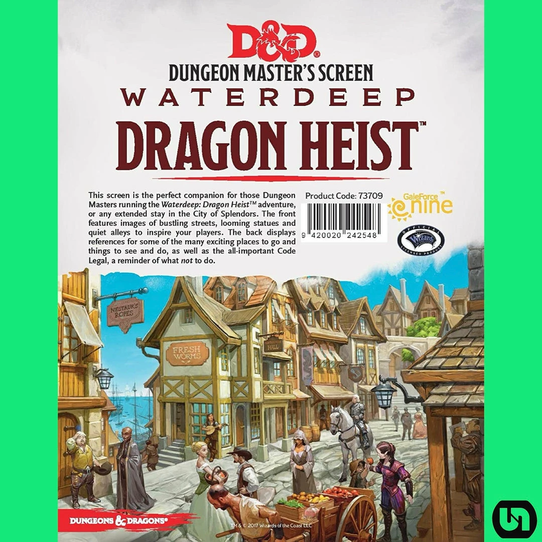 Hot Sale โค๏ธ Gale Force 9 Dungeons & Dragons 5E: Screen - Waterdeep Dragon Heist ๐ 3 Gale Force 9 Dungeons & Dragons 5E: Screen - Waterdeep Dragon Heist