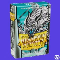Arcane Tinman Dragon Shield: Japanese Classic Card Sleeves - White 60ct Supplies