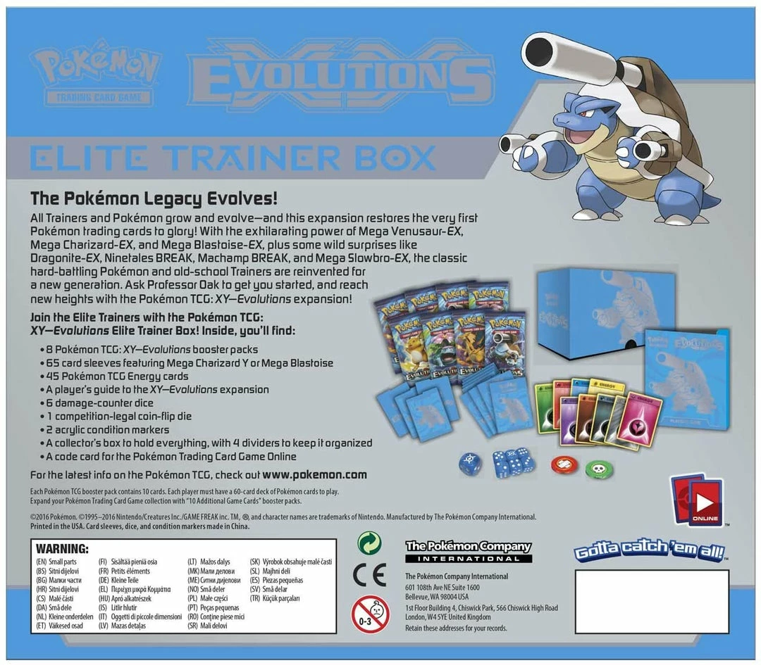 New 🌟 Pokemon TCG: XY Evolutions Elite Trainer Box (Random Selection) TCGs 🎉 5 Pokemon TCG: XY Evolutions Elite Trainer Box (Random Selection) TCGs