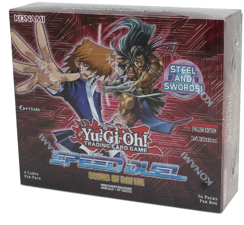 Brand new ๐ Konami Yu-Gi-Oh Speed Duel: Scars Of Battle Booster Box TCGs ๐ 3 Konami Yu-Gi-Oh Speed Duel: Scars Of Battle Booster Box TCGs