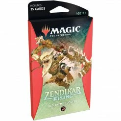 Wizards Of The Coast Magic The Gathering: Zendikar Rising Red Theme Booster TCGs
